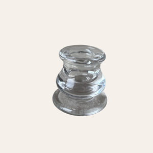 Glazen kaarsenhouder klein Glazen kaarsenhouder klein