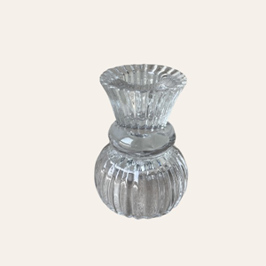 Glazen kandelaar & waxinelichthouder in 1 Glazen kandelaar & waxinelichthouder in 1