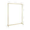 Backdrop goud huren 2 meter hoog 1.50 breed