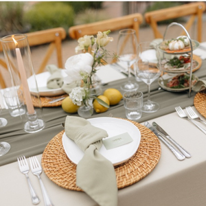 Stoffen servet Olijfgroen