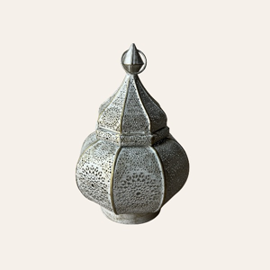 zilver arabisch windlicht voor bruiloft decoratie