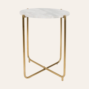 Bijzettafel Marmer Goud