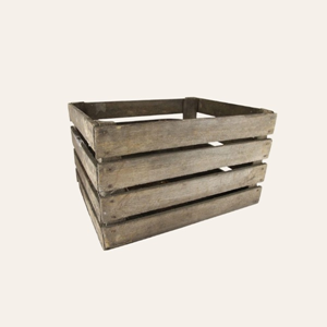 Appelkratje - houten kratje -  Bruin