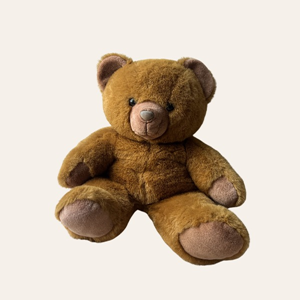 grote goudbruine knuffel beer voor kindertent en bruiloft styling