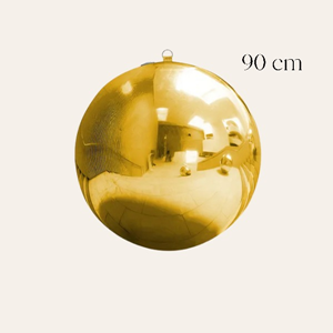 opblaasbare gouden spiegelbal 90 cm voor event en feest decoratie