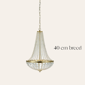 gouden zak kroonluchter 40 cm voor bruiloft en hangdecoratie