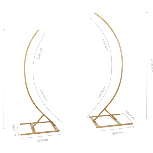 2 semi arch Bows 