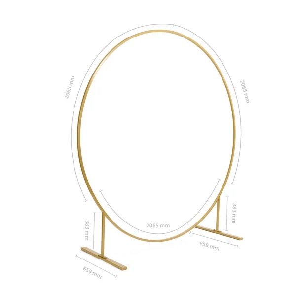 Backdrop Goud Rond